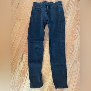 American Eagle Black Skinny Jeans Size 00 Short